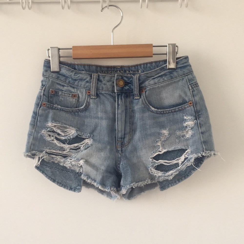 American Eagle Distressed Shorts